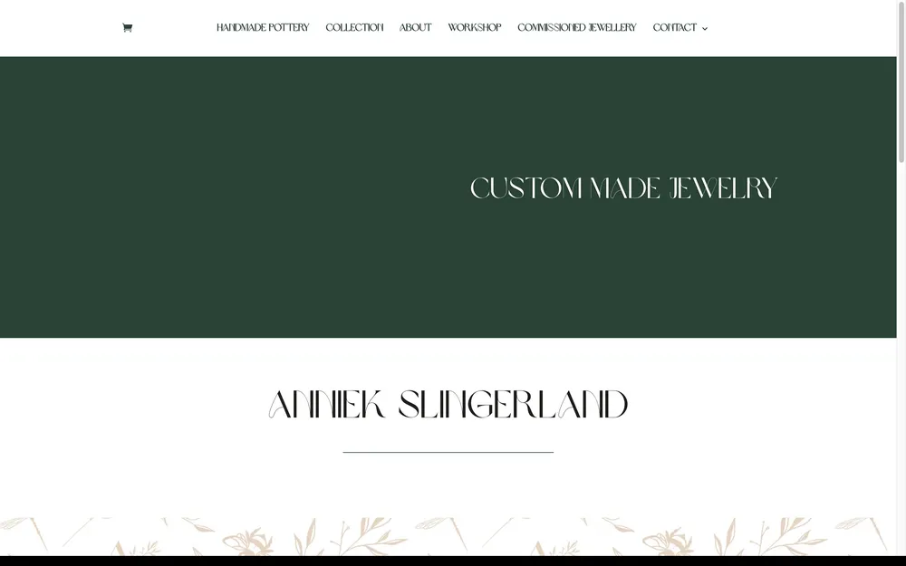 Website van Anniek Slingerland, gebouwd door Your Virtual Assistant